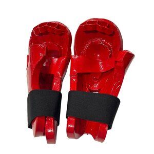 Red Lightning Sparring Gloves With Adjustable Velcro Strap 112c
